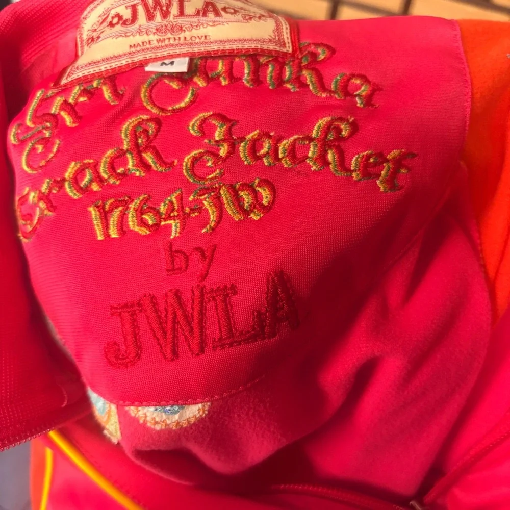 Johnny Was Orange And Pink Embroidered Jacket Size Medium‎ - Picture 9 of 11